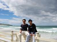 我和那个家伙在海边